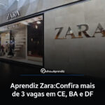 Vaga Jovem Aprendiz Zara