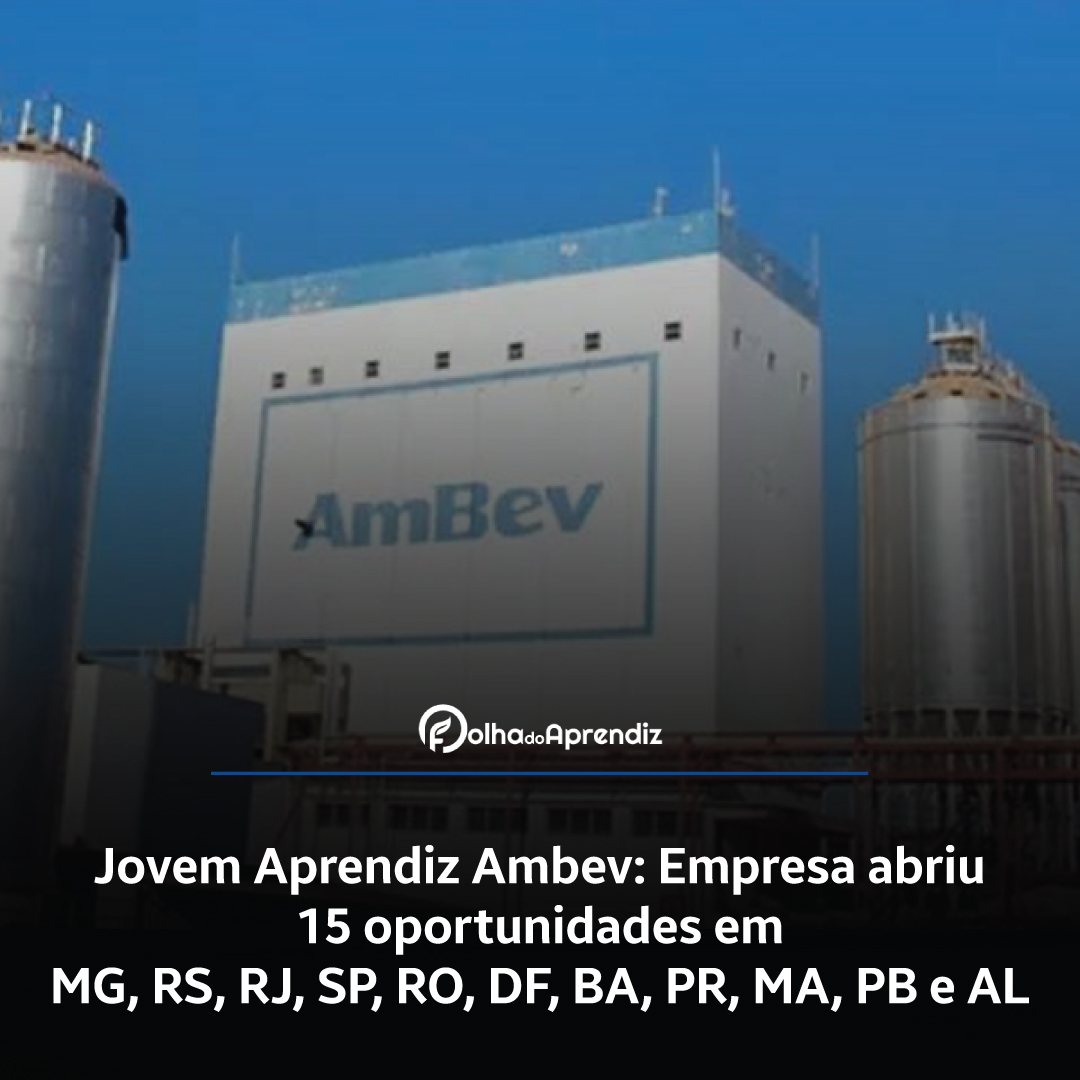 Vaga Jovem Aprendiz Ambev2