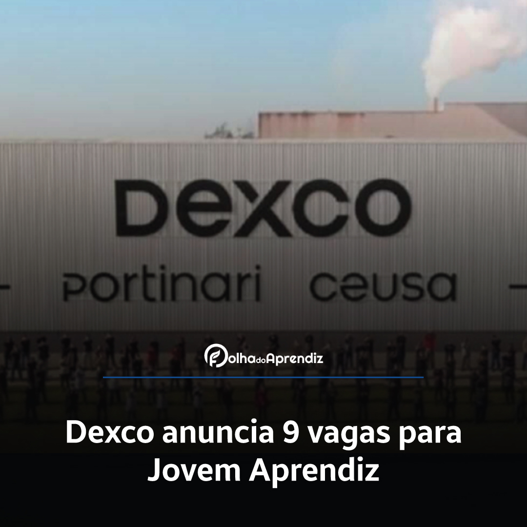 Vaga Jovem Aprendiz Dexco