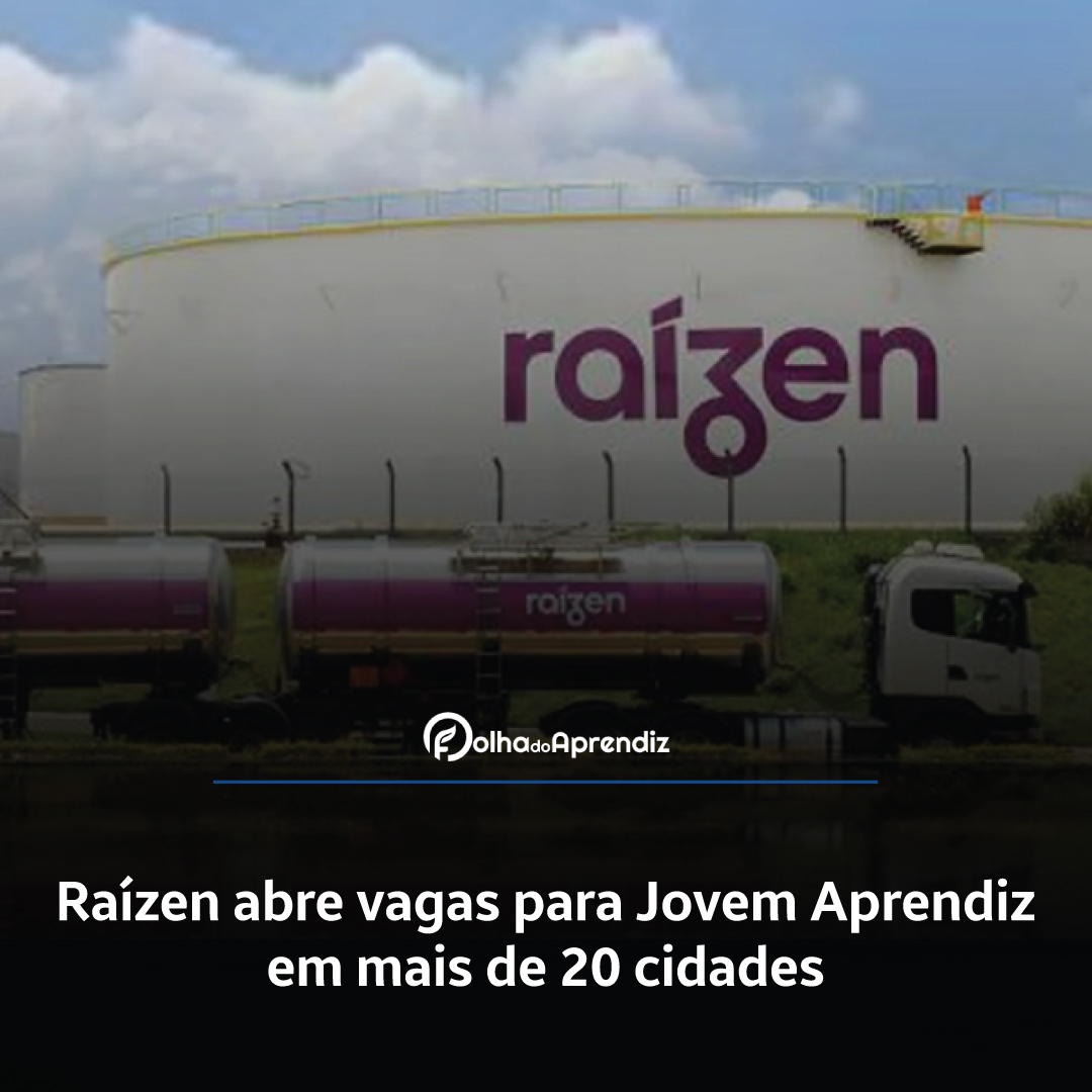 Vaga Jovem Aprendiz Raízen