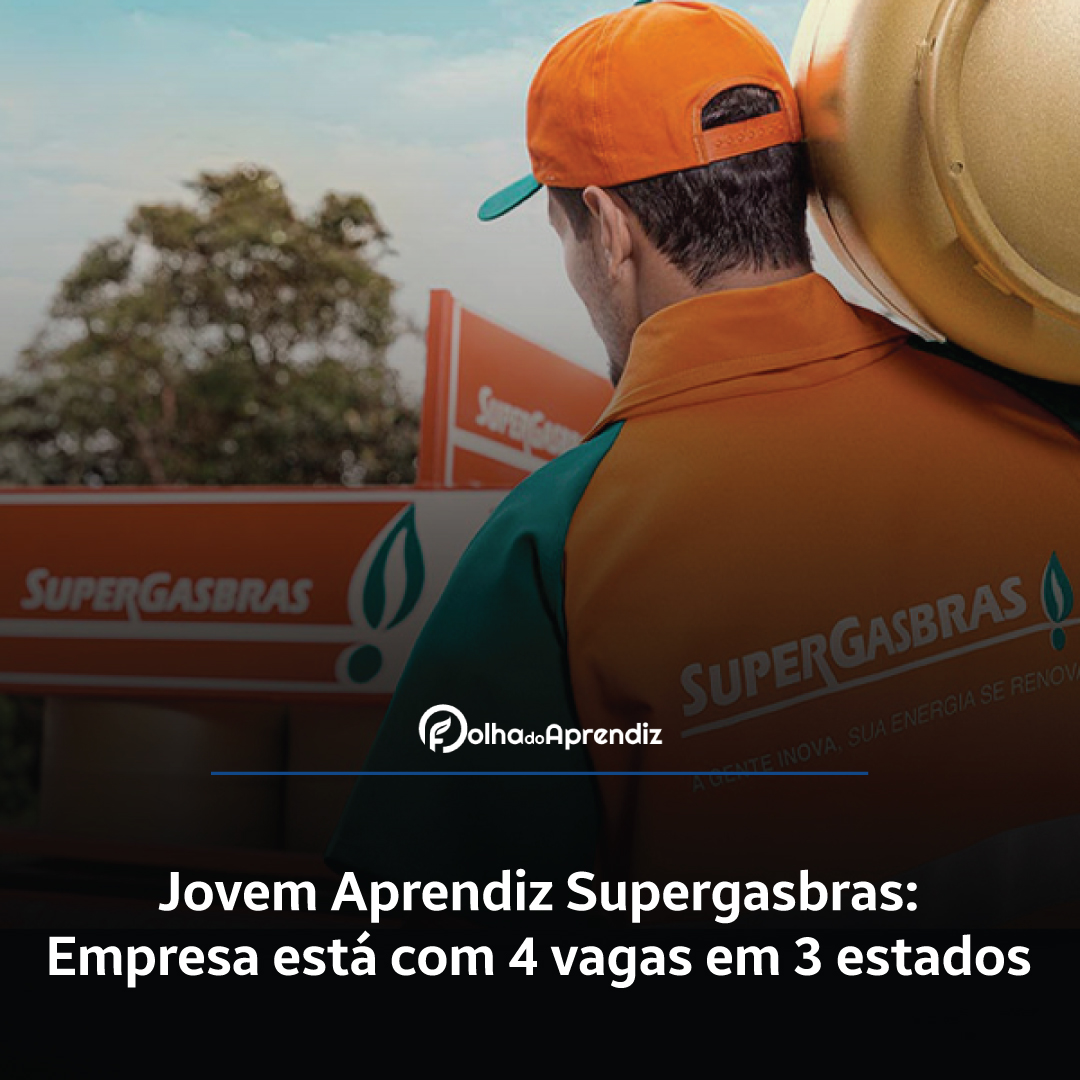 Vaga Jovem Aprendiz Supergasbras