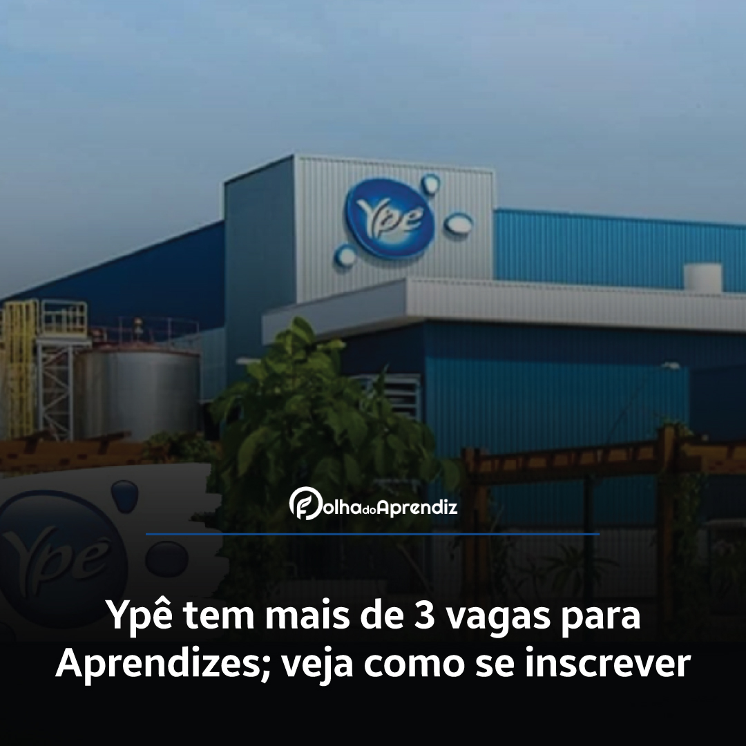 Vaga Jovem Aprendiz Ypê