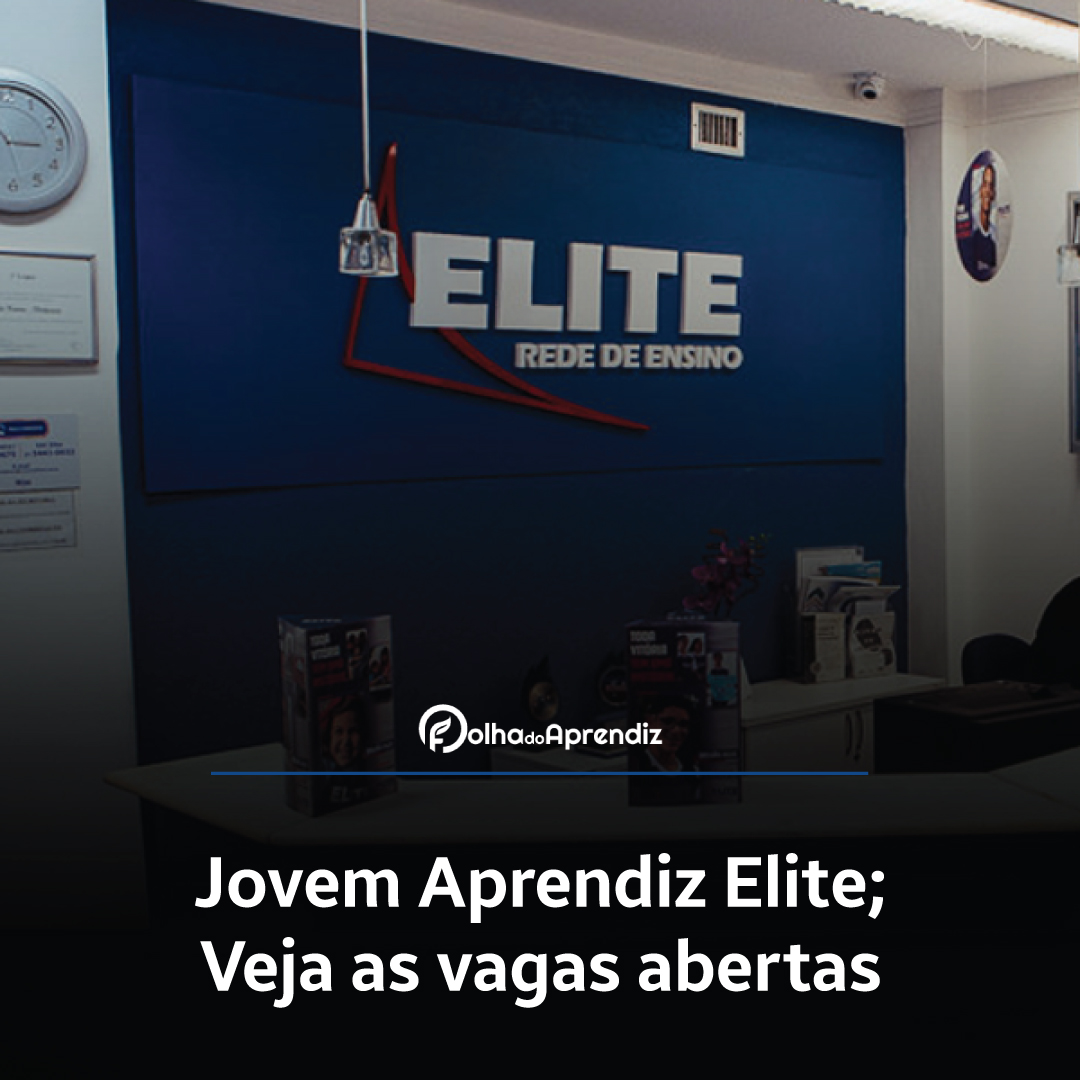 Vaga Jovem Aprendiz Elite