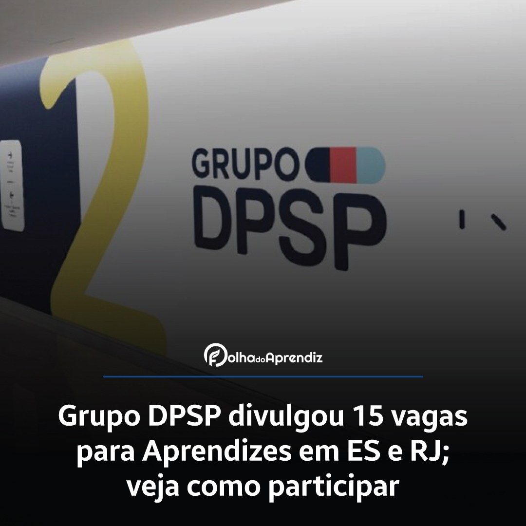 Vaga Jovem Aprendiz Grupo DPSP4