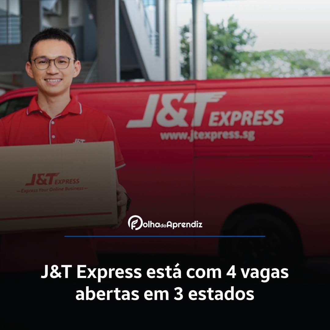 Vaga Jovem Aprendiz J&T Express